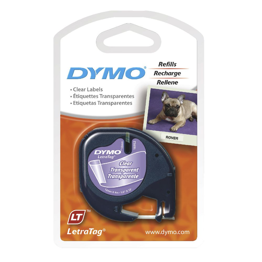 DYMO LetraTag Black Label Maker Starter Pack LT-100H